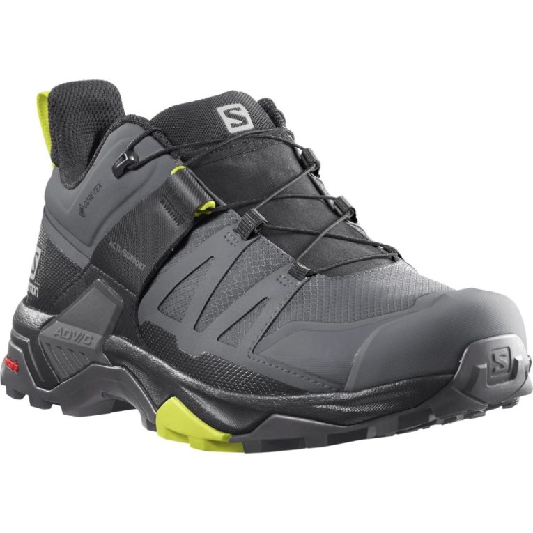 Salomon X Ultra 4 GTX Men's Hiking Shoes Dark Grey | CA 98C57